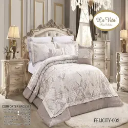 سرویس روتختی مخمل لاویتا Lavita مدل فلیسیتی Felicity دونفره 8 تکه