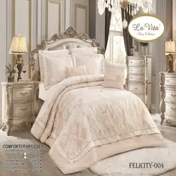 سرویس روتختی مخمل لاویتا Lavita مدل فلیسیتی Felicity دونفره 8 تکه