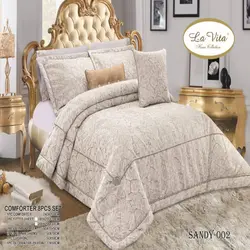 سرویس روتختی مخمل لاویتا Lavita مدل سندی Sandy دونفره 8 تکه