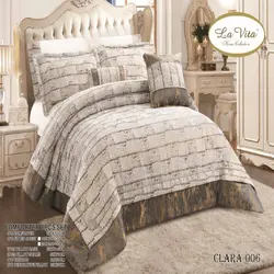 سرویس روتختی مخمل لاویتا Lavita مدل کلارا Clara دونفره 8 تکه