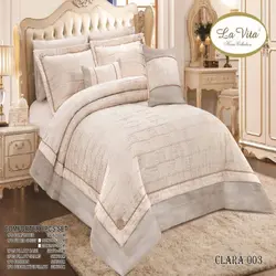 سرویس روتختی مخمل لاویتا Lavita مدل کلارا Clara دونفره 8 تکه