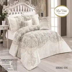 سرویس روتختی مخمل لاویتا Lavita مدل ایرماک irmak دونفره 8 تکه