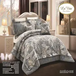 سرویس روتختی مخمل لاویتا Lavita مدل هاوایی Hawaii دونفره 8 تکه