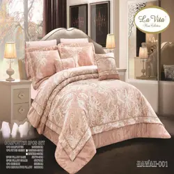 سرویس روتختی مخمل لاویتا Lavita مدل هاوایی Hawaii دونفره 8 تکه