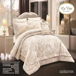 سرویس روتختی مخمل لاویتا Lavita مدل هاوایی Hawaii دونفره 8 تکه