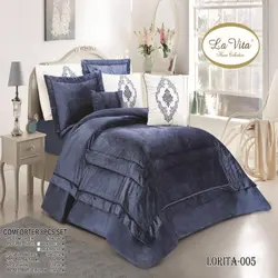 سرویس روتختی مخمل لاویتا Lavita مدل لوریتا Lorita دونفره 8 تکه