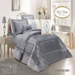 سرویس روتختی مخمل لاویتا Lavita مدل لوریتا Lorita دونفره 8 تکه