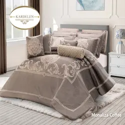 سرویس روتختی مخمل کاردلن kardelen مدل مونالیزا Monaliza دونفره 8 تکه