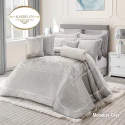 سرویس روتختی مخمل کاردلن kardelen مدل مونالیزا Monaliza دونفره 8 تکه