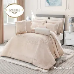 سرویس روتختی مخمل کاردلن kardelen مدل مونالیزا Monaliza دونفره 8 تکه