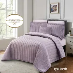 سرویس روتختی مخمل کاردلن kardelen مدل ایلول Eylul دونفره 8 تکه