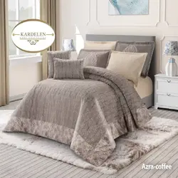 سرویس روتختی مخمل کاردلن kardelen مدل ازرا Azra دونفره 8 تکه