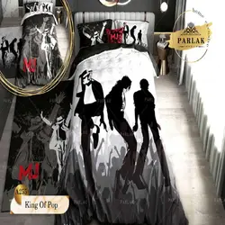 روتختی پارلاک یکنفره دو رو مدل king of pop کد A-255