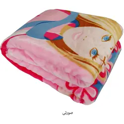 پتو گلبافت یکنفره عروسکی مدل باربی