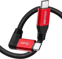 کابل دو سر تایپ سی (C to C) 10 گیگ بر ثانیه 30 ولت USB 3.1 C (Gen 2) برند RiiTOP - اسمارت سنتر