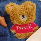 سه تیکه دخترانه لی طرحbear کت و شلوار لی تی شرت پنبه بسیار با کیفیت