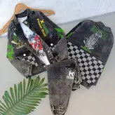 ست سه تیکه پسرانه لی گرم بالا کت شلوار و تیشرت