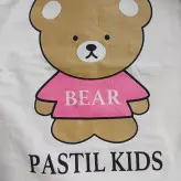 ست سه تیکه لی دخترانه وست شلوار لب بلوز پنبه