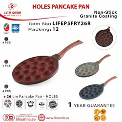 تابه پنکیک و شیرینی لایف اسمایل مدل Life_p5_FRY_26R