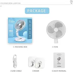 پنکه شارژی مدل CH-2021