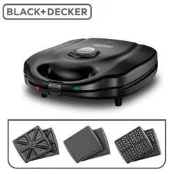 ساندویچ ساز 3 کاره بلک اند دکر مدل TS4130