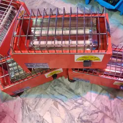 بخاری برقی .اجاق برقی. کرسی برقی .دست ساز محکم ساخته شده با ورق ضخیم کاملا دست ساز دوشعله چندکاره دارای ترموستات اتومات