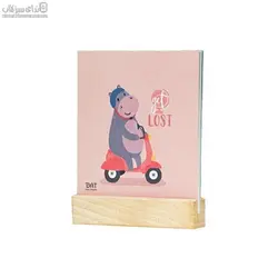 تقويم روميزي پايه چوبي(آبي)1403