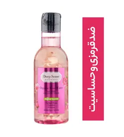 تونر پاک کننده و مرطوب کننده مناسب پوست های حساس با رایحه گلاب