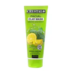 ماسک صورت پوست چرب و آکنه دار کریستال پلاس حاوی عصاره نعنا و لیمو ترش ۲۵۰ میلی لیتر