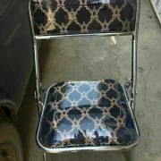 صندلی تاشو فلزی پارچه مخمل مجلسي