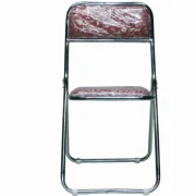 صندلی تاشو فلزی پارچه مخمل مجلسي