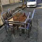میز غذا خوری کارگری رستورانی شرکتی