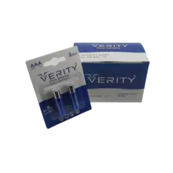 باتری نیم قلمی اولترا آلکالاین وریتی | بسته 12 کارتی | 24 عددی | VERITY - فروشگاه اینترنتی پاورالکترا
