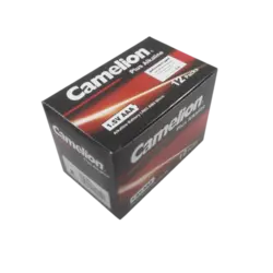 باتری نیم قلمی پلاس آلکالاین کملیون | بسته 12کارتی | 24 عددی | AAA Camelion - فروشگاه اینترنتی پاورالکترا