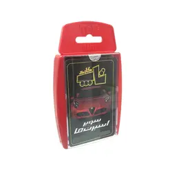 بازی فکری کارتی تاپ کارت ذهن آرا مدل سوپر اسپرت ها