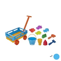 ست شن بازی زرین تویز طرح ارابه مدل E17