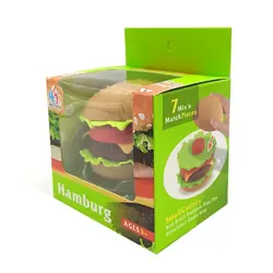 ست اسباب بازی فست فود مدل همبرگر