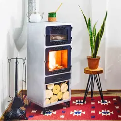 بخاری هیزمی فردار طرح آذرین