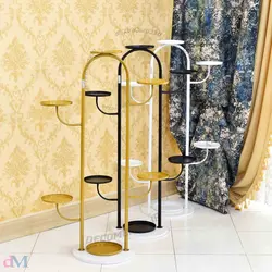 استند گلدان دکومرآت طرح کاکتوس 6 عددی