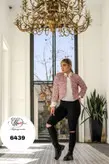 کت و شومیز یقه گرد دو تیکه ۶۴۳۹