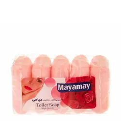 صابون دستشویی میامی مدل گل رز وزن 75 گرم بسته 5 عددی - فروشگاه زیبالون