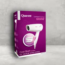 سشوار مسافرتی کویین مدل HD320 - فروشگاه زیبالون