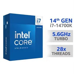Intel Intel Core i7 14700K Raptor Lake Refresh FCLGA1700 14th Gen Box Processor
