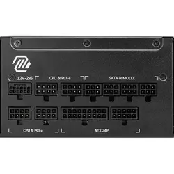 MSI MPG A1000G PCI5 ATX3 Computer Power