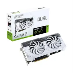 ASUS Dual GeForce RTX 4070 White OC Edition 12GB GDDR6X Graphics Card