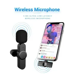 Hero K8 Wireless Collar Microphone with Lightning Type-C