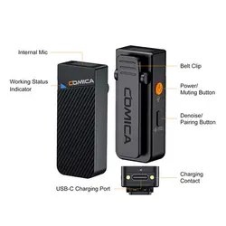 Comica Vimo C2 Collar Wireless Microphone