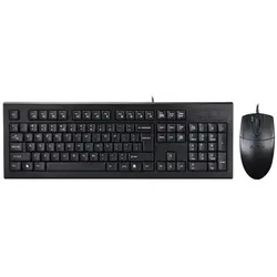 A4tech  KR8520DS Wired Keyboard and Mouse With Persian Letters