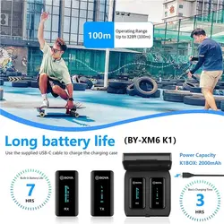 Boya میکروفون یقه ای بی سیم بویا مدل BY-XM6-K1