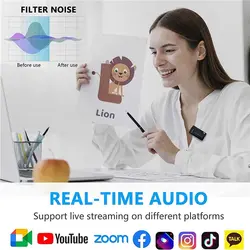 Boya میکروفون یقه ای بی سیم بویا مدل BY-XM6-K1